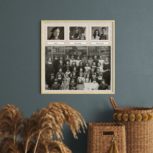 Collage Photo Rétro Personnalisée - Souvenir École Idéal Collage Photo Rétro Personnalisée - Souvenir École Idéal