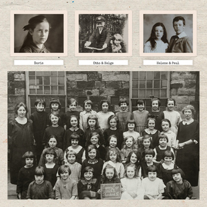 Collage Photo Rétro Personnalisée - Souvenir École Idéal Collage Photo Rétro Personnalisée - Souvenir École Idéal