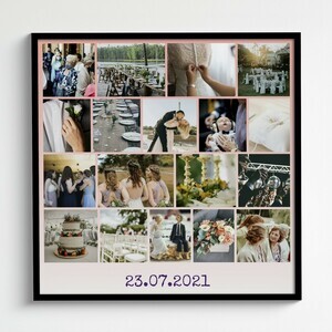 Affiche personnalisée de mariage – Immortalisez vos moments inoubliables
