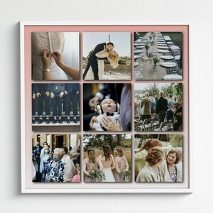 Créer votre poster collage de mariage personnalisé