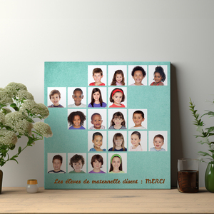Collage en cadeau: Merci aux éducateurs des élèves de maternelle Collage en cadeau: Merci aux éducateurs des élèves de maternelle