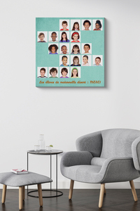Collage en cadeau: Merci aux éducateurs des élèves de maternelle Collage en cadeau: Merci aux éducateurs des élèves de maternelle