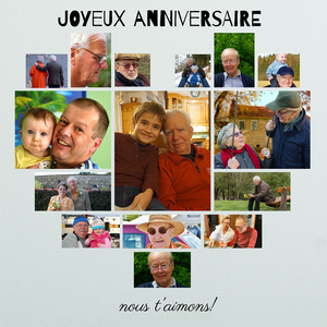 Créez un collage photo cœur personnalisé pour un souvenir unique Créez un collage photo cœur personnalisé pour un souvenir unique