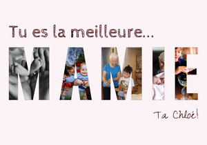 Collage photo personnalisée 'OMA' cadeau anniversaire enchantez votre grand-mère Collage photo personnalisée 'OMA' cadeau anniversaire enchantez votre grand-mère