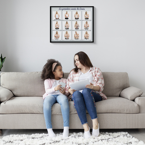 Créez une Affiche Collage Polaroid: Les 12 Mois de Bébé avec Texte Personnalisé Créez une Affiche Collage Polaroid: Les 12 Mois de Bébé avec Texte Personnalisé