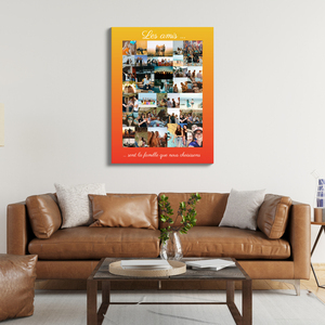 Collage Amis Personnalisée : Souvenirs Partagés Collage Amis Personnalisée : Souvenirs Partagés