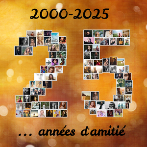 Créez un collage photo en chiffre 25 pour anniversaire ou célébration Créez un collage photo en chiffre 25 pour anniversaire ou célébration