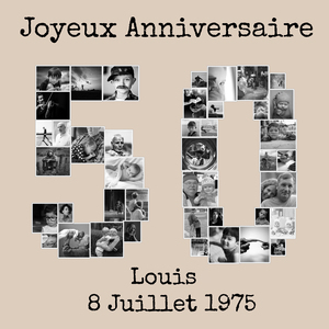 Créez une mosaïque photo 50 pour anniversaire ou noces d'or Créez une mosaïque photo 50 pour anniversaire ou noces d'or