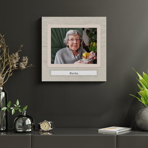 Créez un portrait souvenir rétro élégant pour hommage funéraire