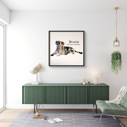 Collage Photo Personnalisée Boxer - Créez votre Souvenir Canin